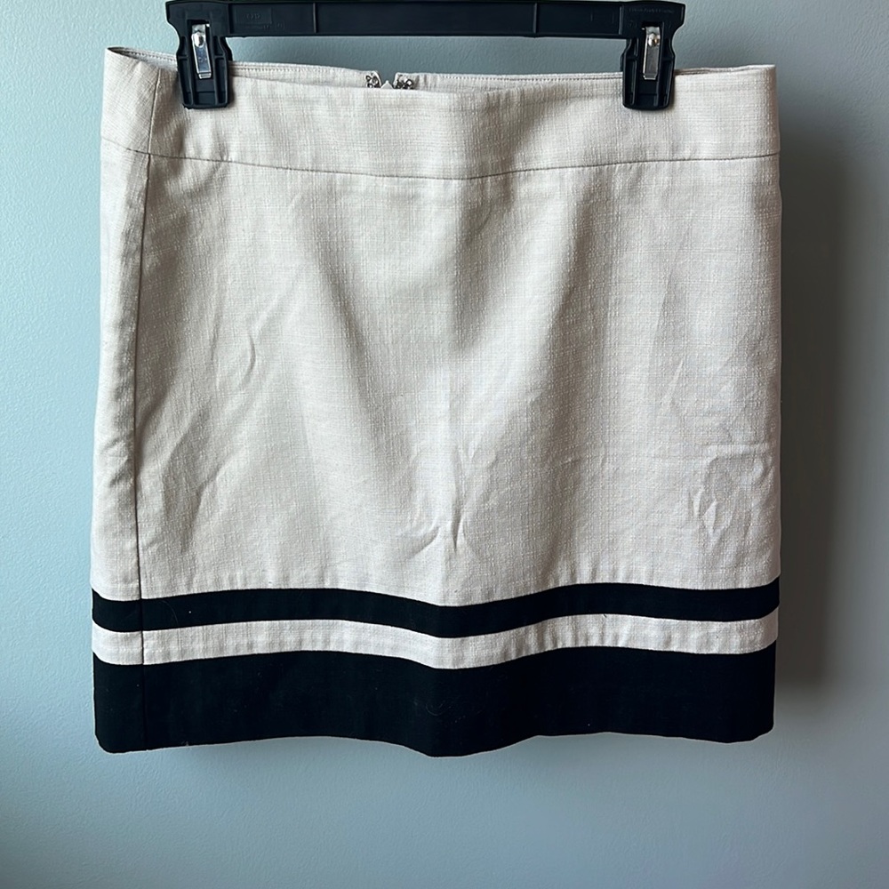 Loft pencil skirt - khaki and black